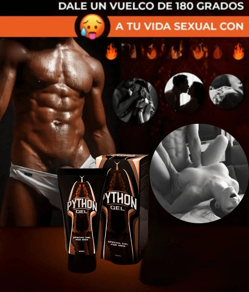 Python Max Gel para Retardar tu Venida (HAZLO FELIZ EN LA CAMA A TU MUJER)