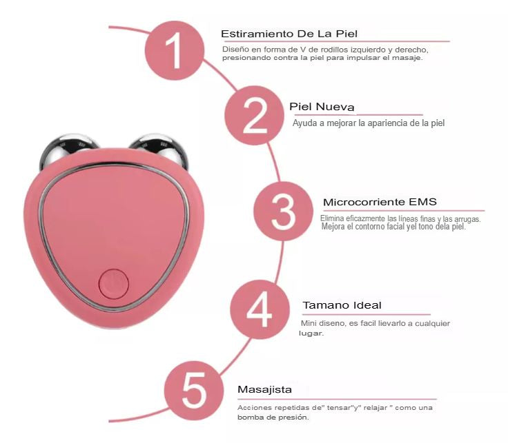 Masajeador Facial Microcorriente ULTRA PRO® - ¡Formula eficaz! 🎁(DE REGALO LLEVA 1 SERUM)
