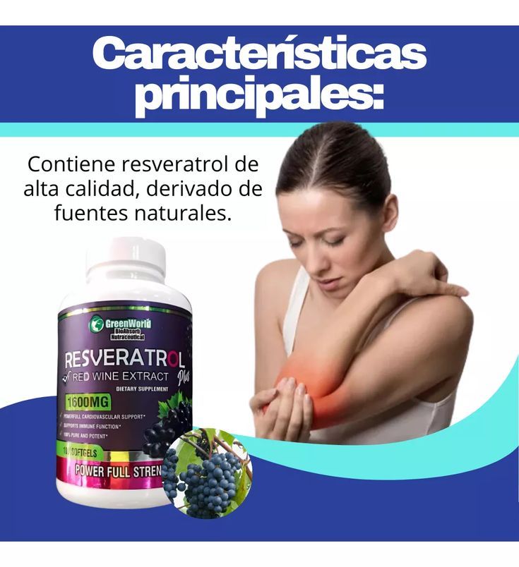 Resveratrol Premium X1600MG The USA (Rejuvenece Ahora)