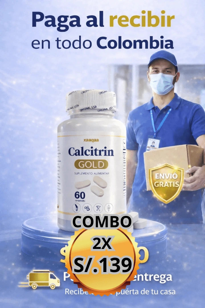 CALCITRIN GOLD - Cápsulas que desinflaman y fortalecen las articulaciones FB