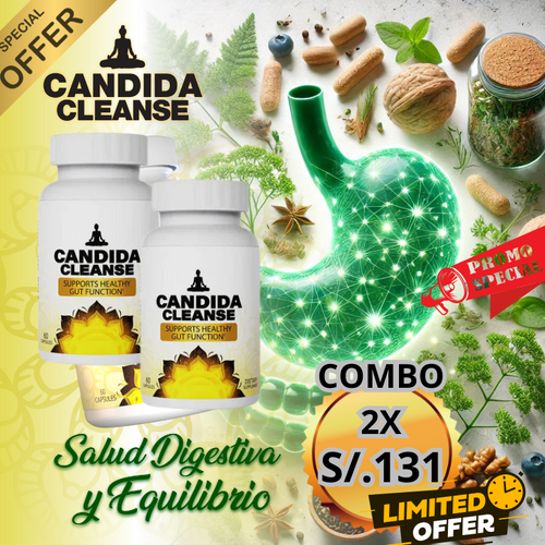 🌿 CÁNDIDA CLEANSE 🍄 CÁPSULAS RECUPERA TU VITALIDAD Y FISICO (PORDUCTO VERIFICADO)