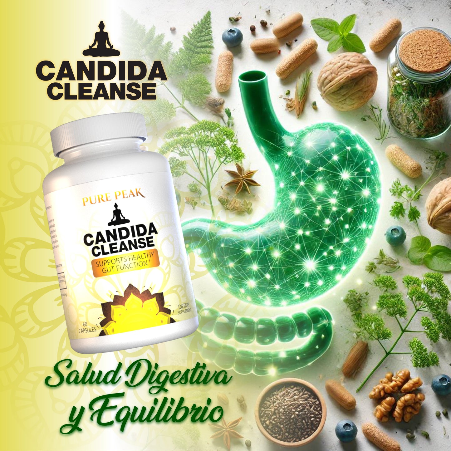 🌿 CÁNDIDA CLEANSE 🍄 CÁPSULAS RECUPERA TU VITALIDAD Y FISICO (PORDUCTO VERIFICADO)