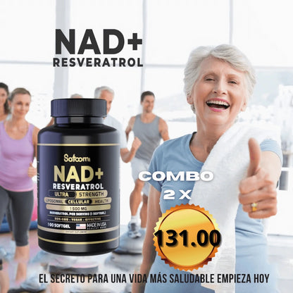 NAD + RESVERATROL 1500 MG (2 x 131 soles)