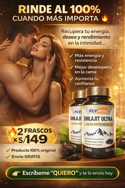 SHILAJIT ULTRA PREMIUM (PARA AUMENTAR TESTOSTERONA) EE.UU