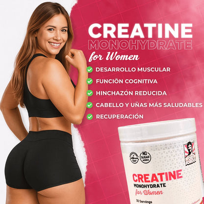 Creatina "For Women" | Fortalece y moldea tus curvas