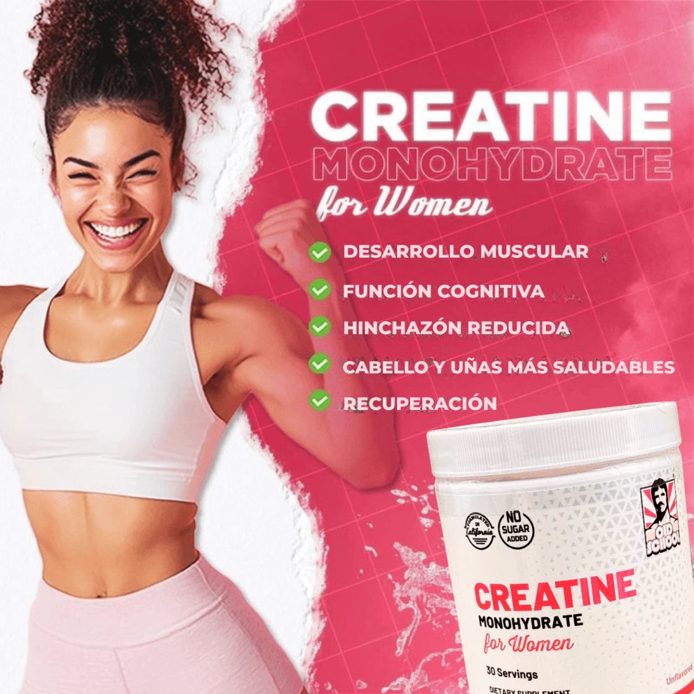 Creatina "For Women" | Fortalece y moldea tus curvas