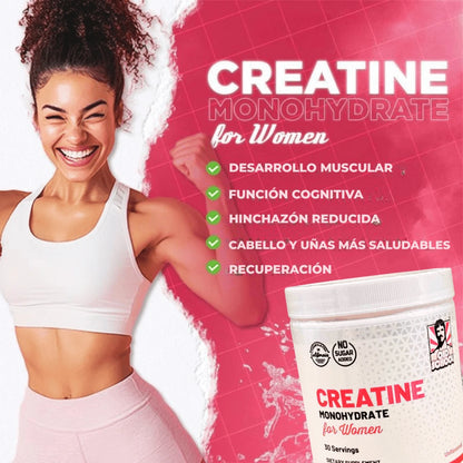 Creatina "For Women" | Fortalece y moldea tus curvas