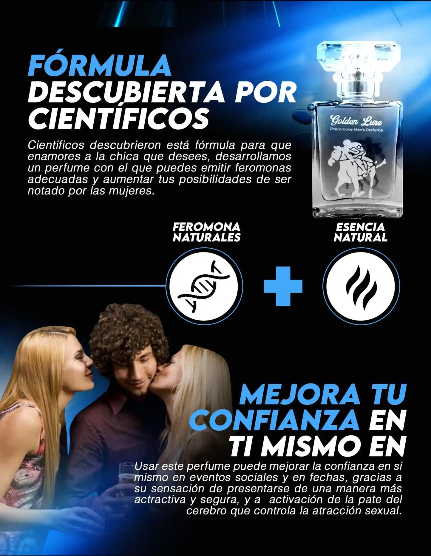 Golden Lure - Perfume con Feromonas ("Tu Arma de Conquista")