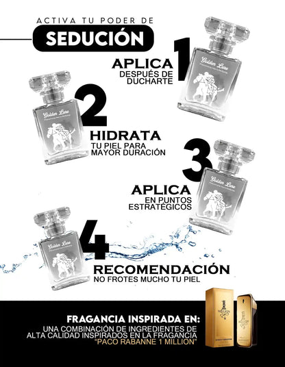 Golden Lure - Perfume con Feromonas ("Tu Arma de Conquista")