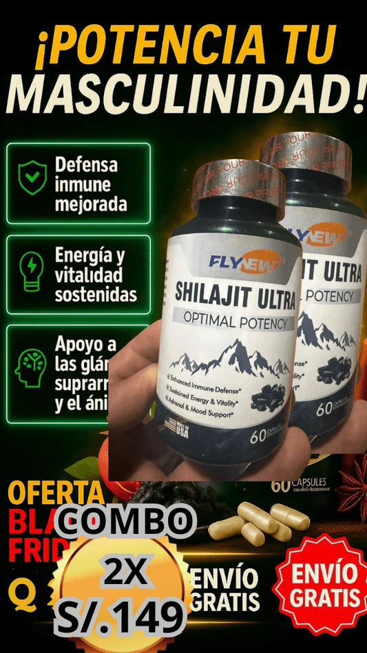 SHILAJIT ULTRA PREMIUM (PARA AUMENTAR TESTOSTERONA) EE.UU