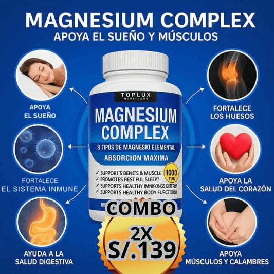 🧲 Magnesio Complex™ 8 en 1