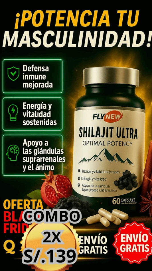 SHILAJIT ULTRA PREMIUM (PARA AUMENTAR TESTOSTERONA) EE.UU