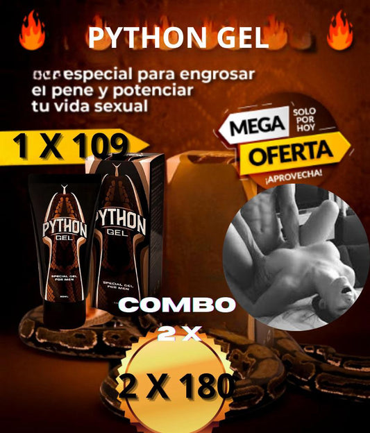 Python Max Gel para Retardar tu Venida (HAZLO FELIZ EN LA CAMA A TU MUJER)