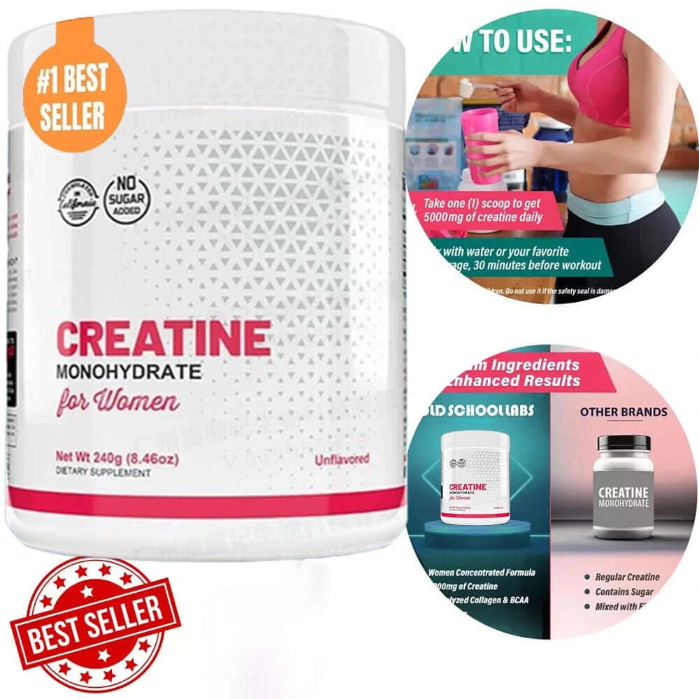 Creatina "For Women" | Fortalece y moldea tus curvas